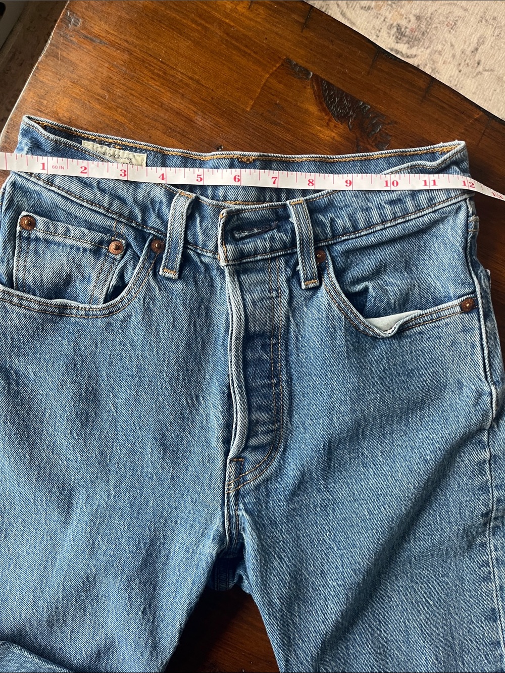 Levi's Light Blue Ankle Denim Jeans W24 L26